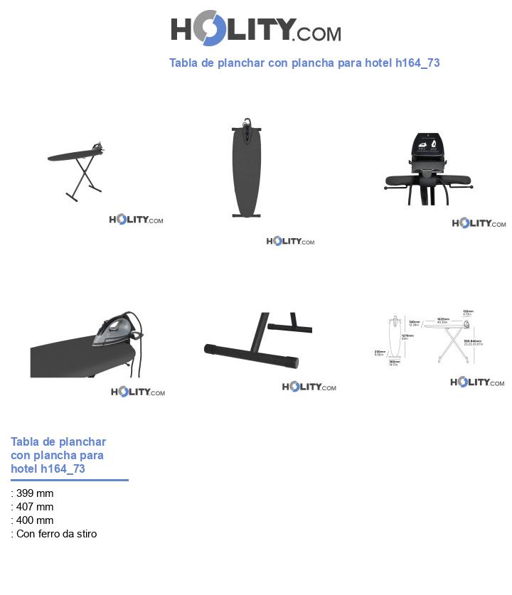 Tabla de planchar con plancha para hotel h164_73