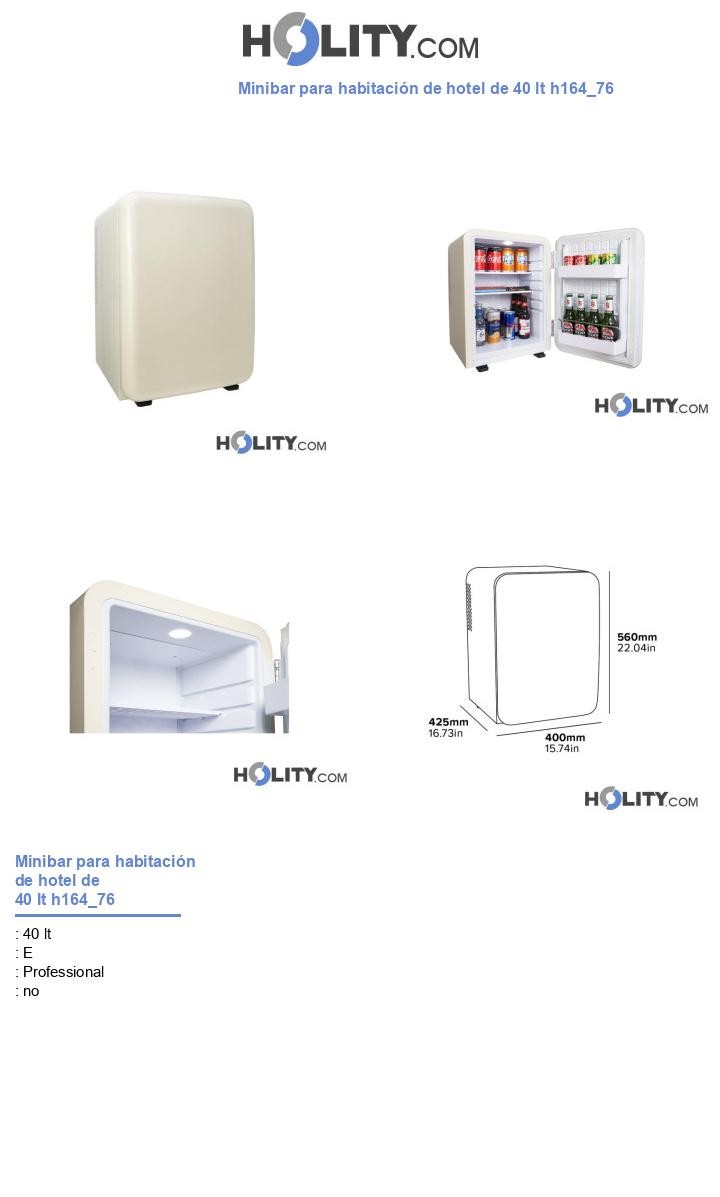 Minibar para habitación de hotel de 40 lt h164_76