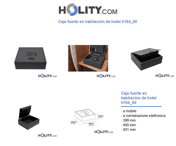Caja fuerte en habitación de hotel h164_80