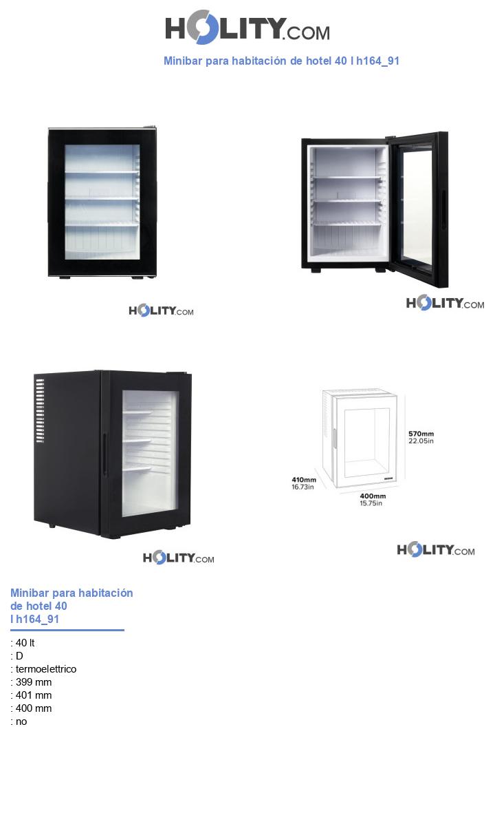 Minibar para habitación de hotel 40 l h164_91