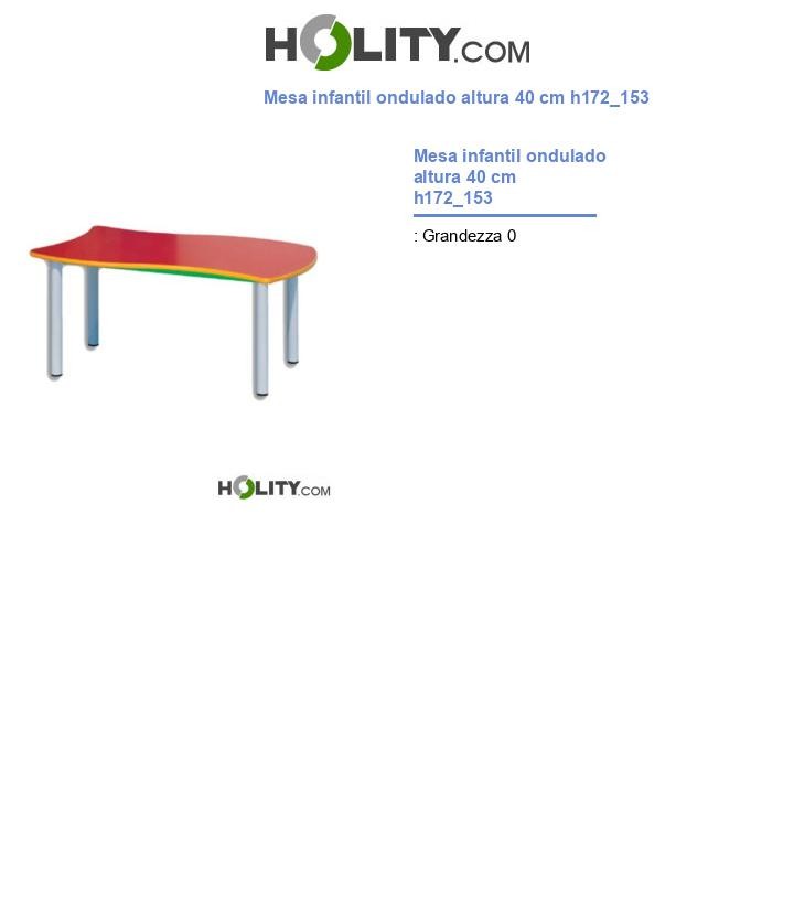 Mesa infantil ondulado altura 40 cm h172_153