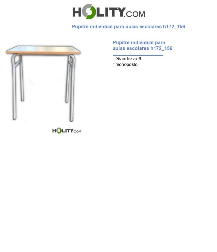 Pupitre individual para aulas escolares h172_156