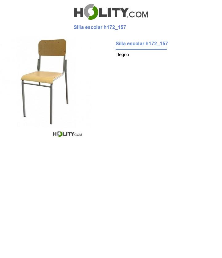 Silla escolar h172_157