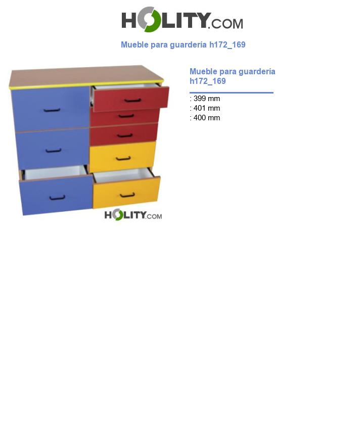Mueble para guardería h172_169