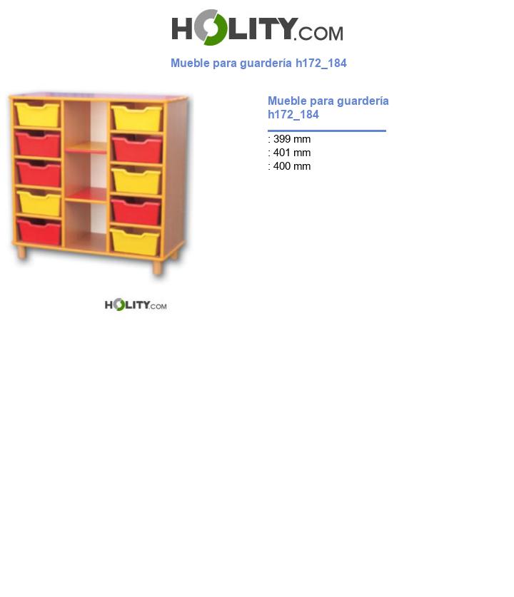 Mueble para guardería h172_184