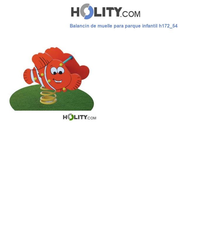 Balancín de muelle para parque infantil h172_54