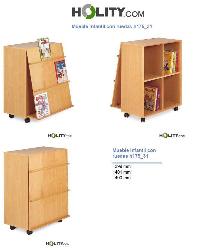 Mueble infantil con ruedas h175_31