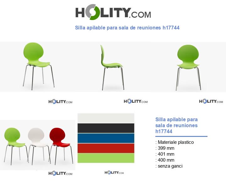 Silla apilable para sala de reuniones h17744