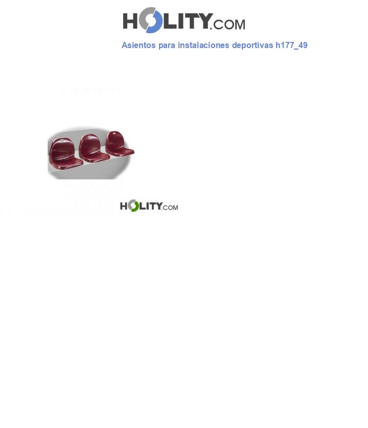 Asientos para instalaciones deportivas h177_49