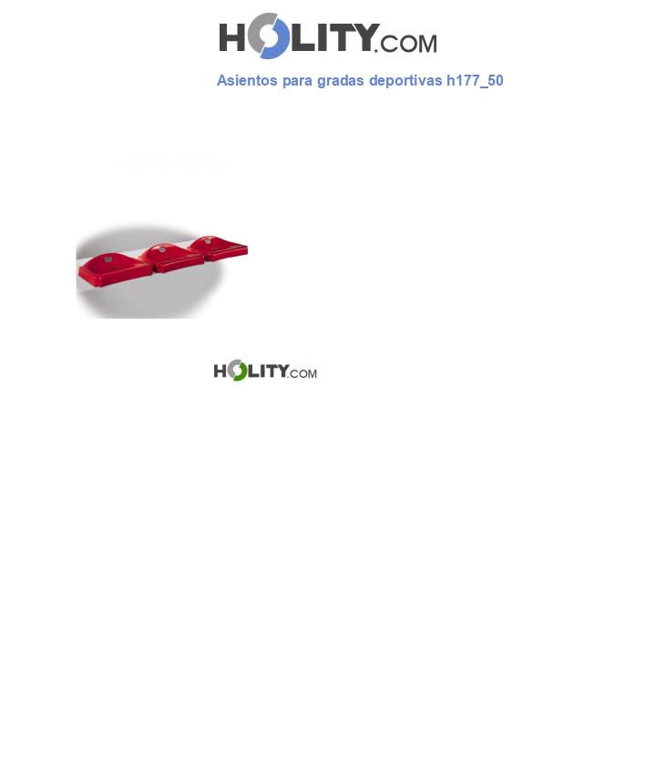 Asientos para gradas deportivas h177_50
