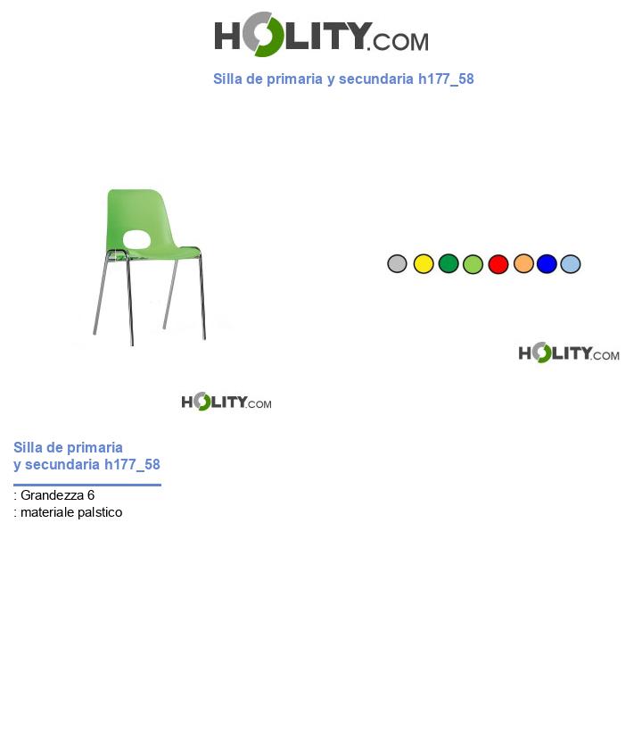 Silla de primaria y secundaria h177_58