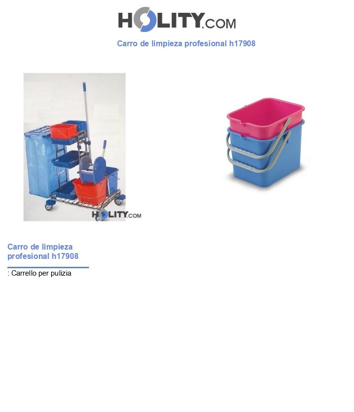 Carro de limpieza profesional h17908