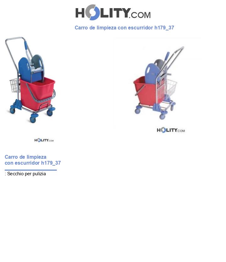 Carro de limpieza con escurridor h179_37