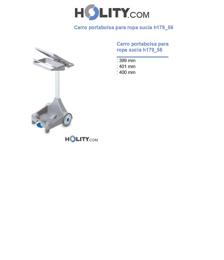 Carro portabolsa para ropa sucia h179_56