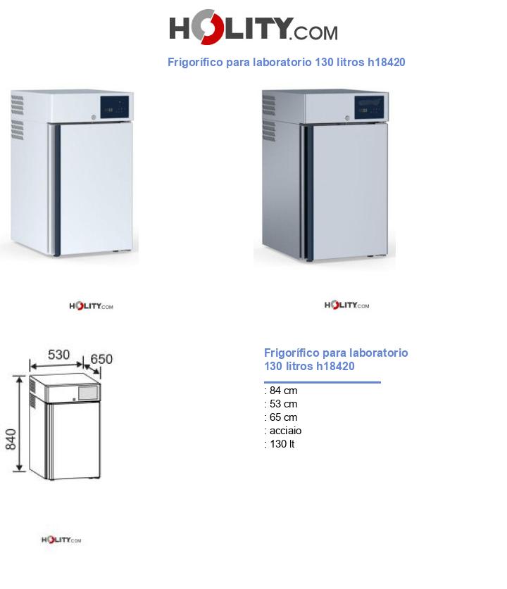 Frigorífico para laboratorio 130 litros h18420