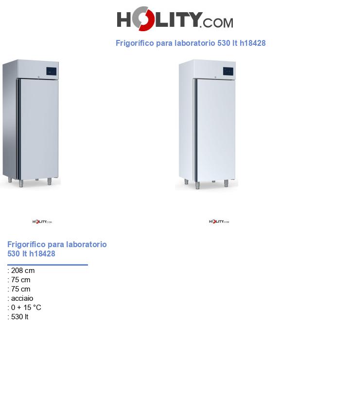 Frigorífico para laboratorio 530 lt h18428