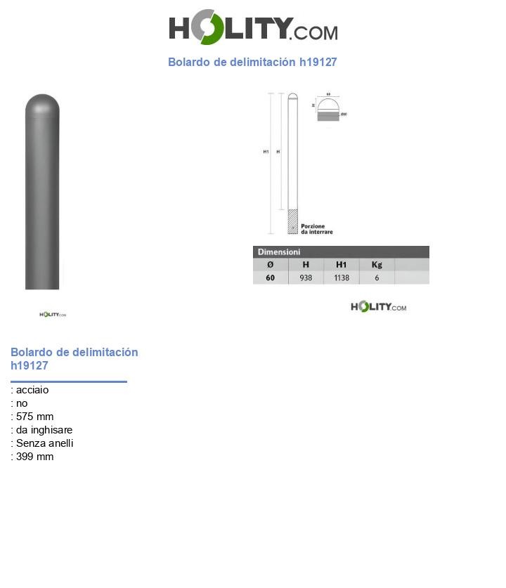 Bolardo de delimitación h19127