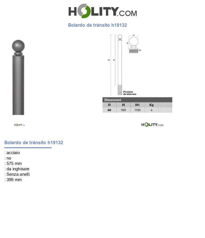 Bolardo de tránsito h19132