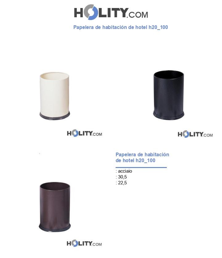 Papelera de habitación de hotel h20_100