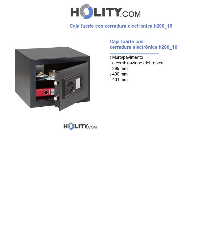 Caja fuerte con cerradura electrónica h200_16