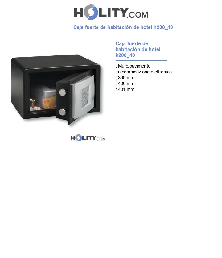 Caja fuerte de habitación de hotel h200_40