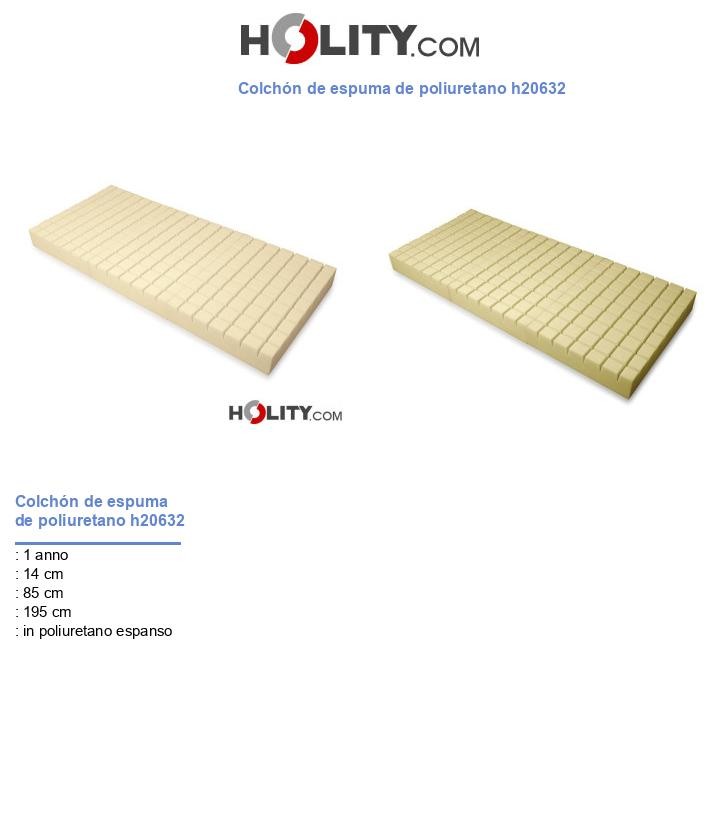 Colchón de espuma de poliuretano h20632