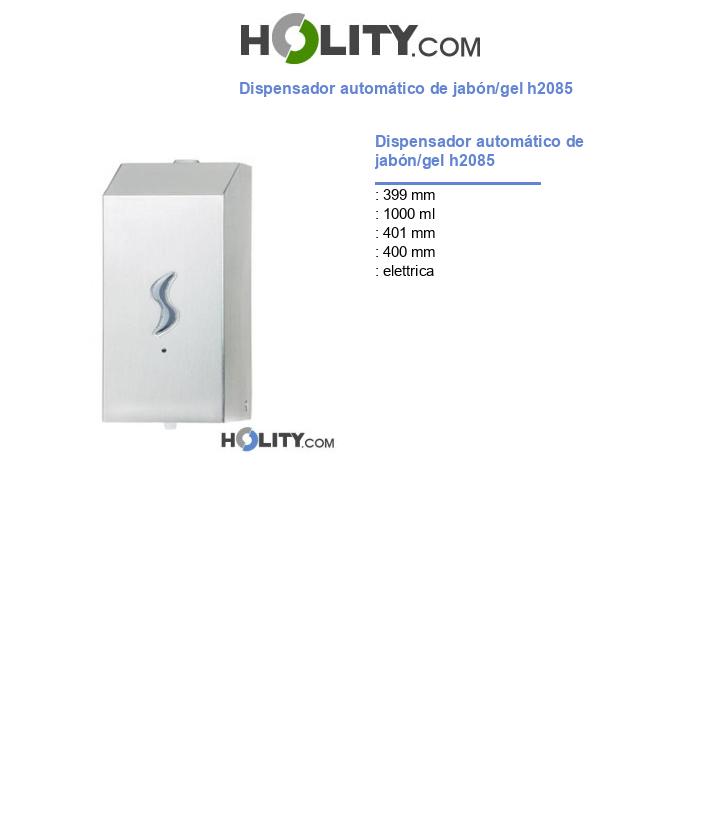 Dispensador automático de jabón/gel h2085