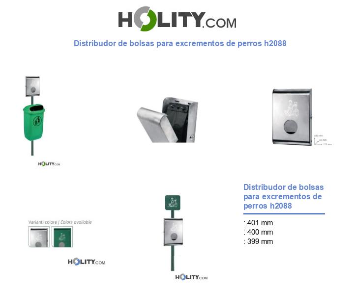 Distribudor de bolsas para excrementos de perros h2088