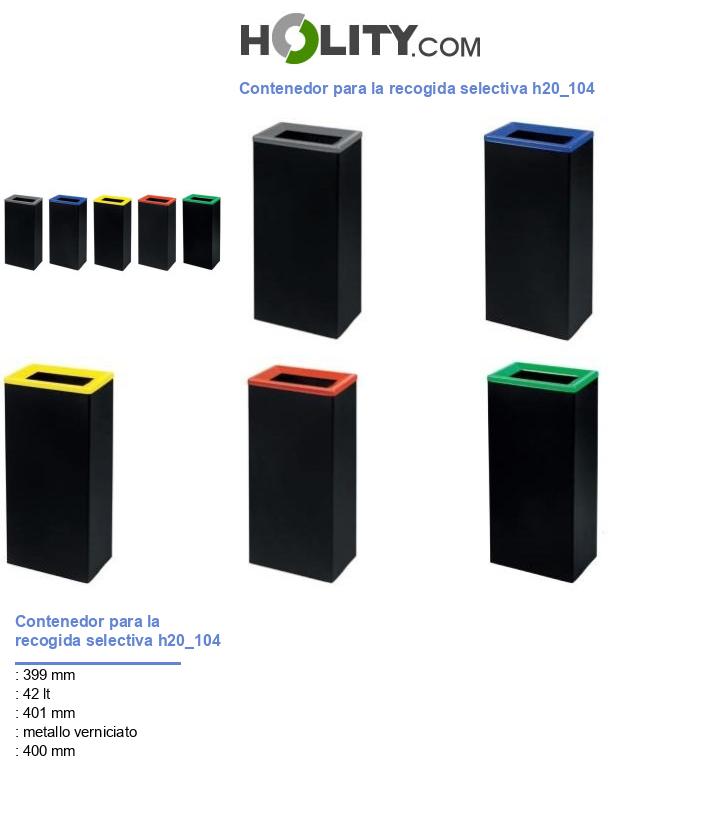 Contenedor para la recogida selectiva h20_104