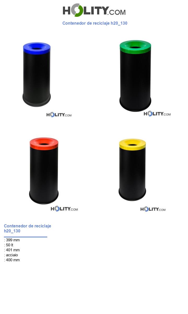 Contenedor de reciclaje h20_130