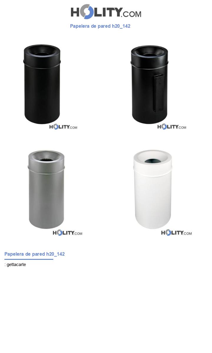 Papelera de pared h20_142