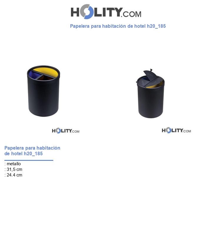 Papelera para habitación de hotel h20_185