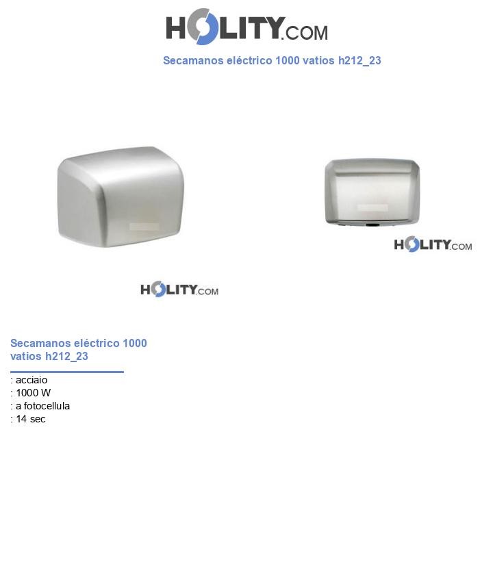 Secamanos eléctrico 1000 vatios h212_23