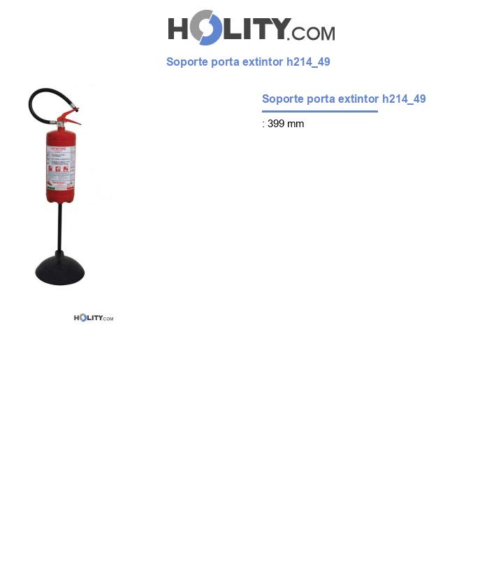 Soporte porta extintor h214_49