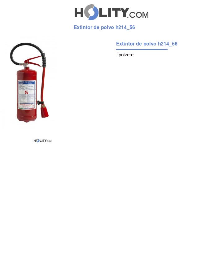 Extintor de polvo h214_56