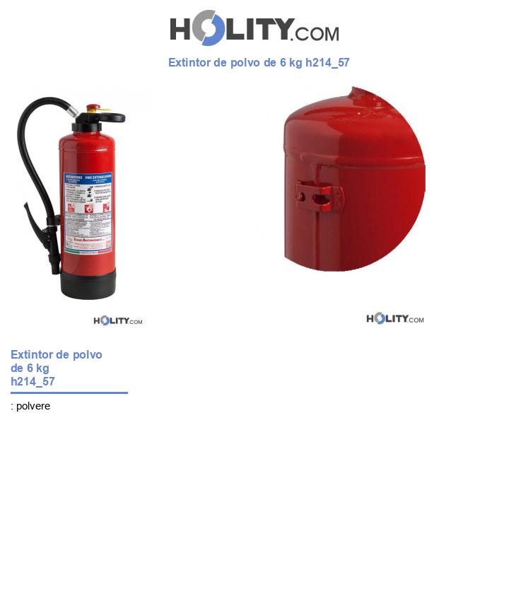 Extintor de polvo de 6 kg h214_57