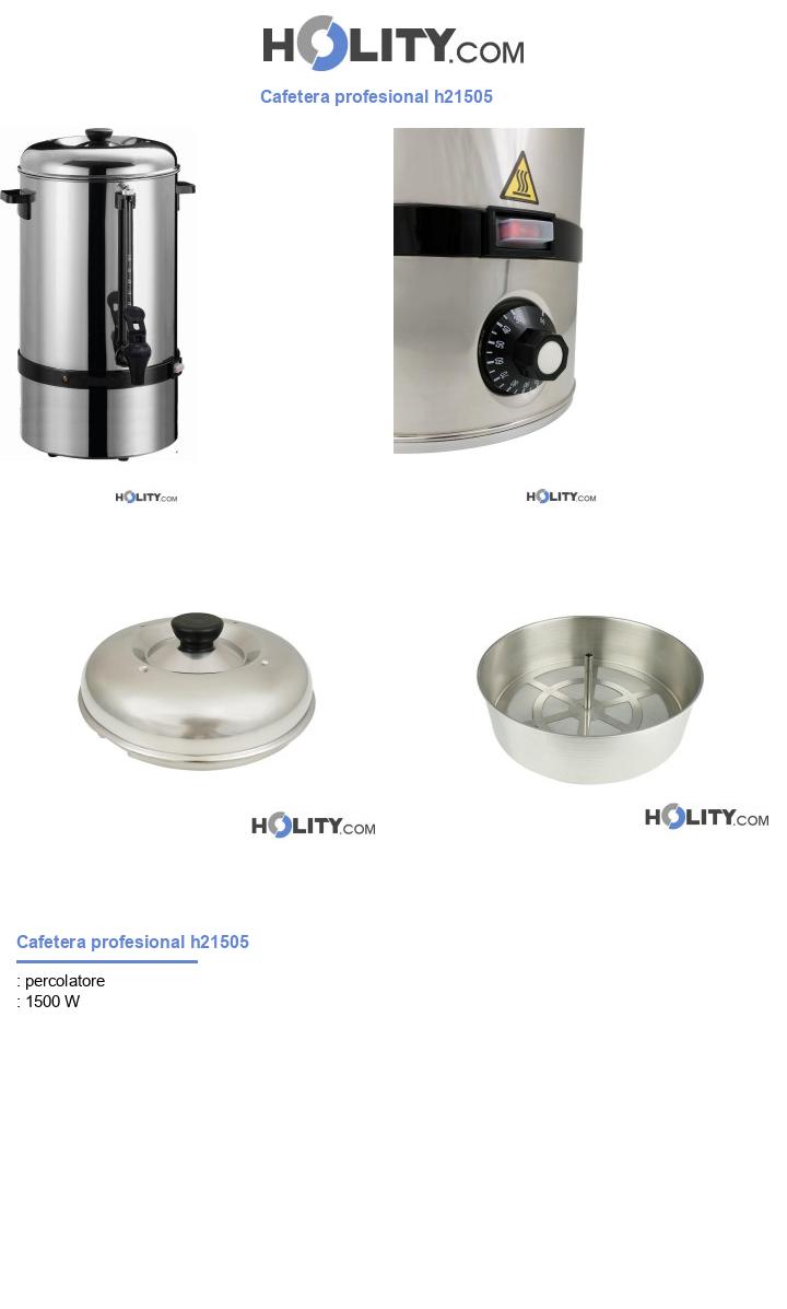 Cafetera profesional h21505