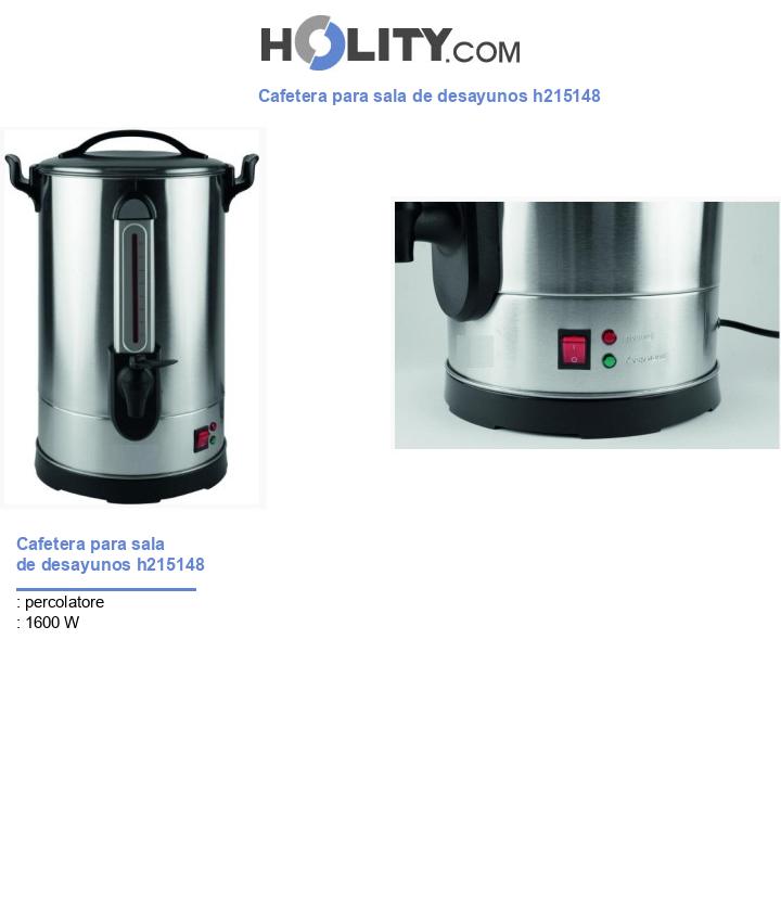 Cafetera para sala de desayunos h215148