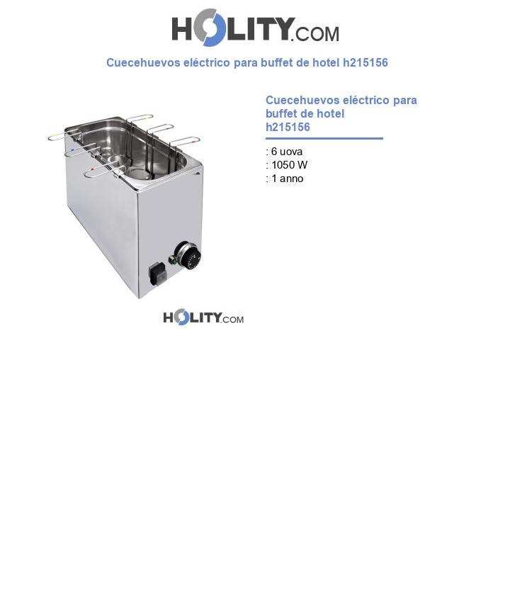 Cuecehuevos eléctrico para buffet de hotel h215156