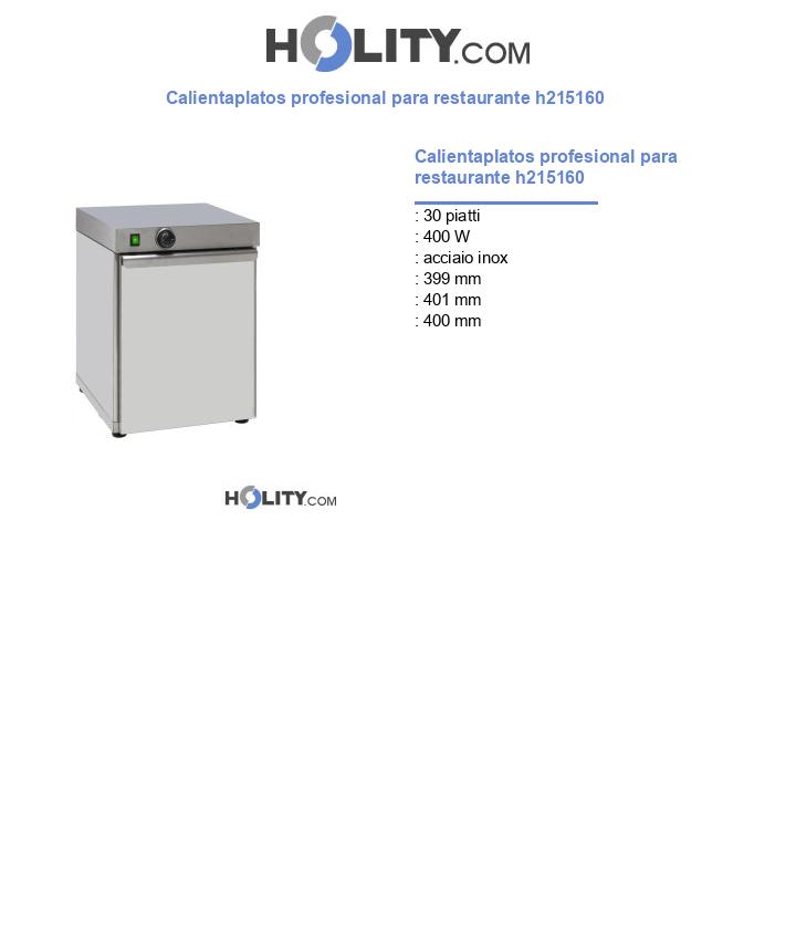 Calientaplatos profesional para restaurante h215160