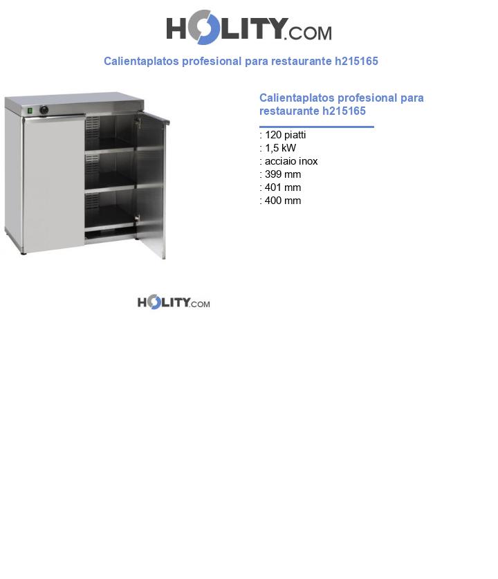 Calientaplatos profesional para restaurante h215165