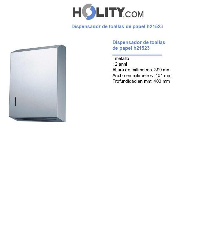 Dispensador de toallas de papel h21523