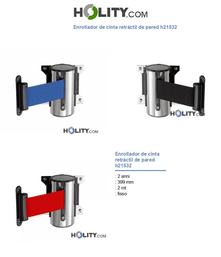 Enrollador de cinta retráctil de pared h21532