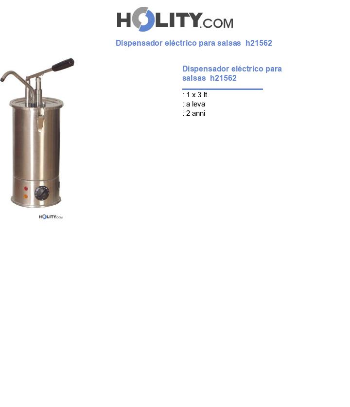 Dispensador eléctrico para salsas  h21562