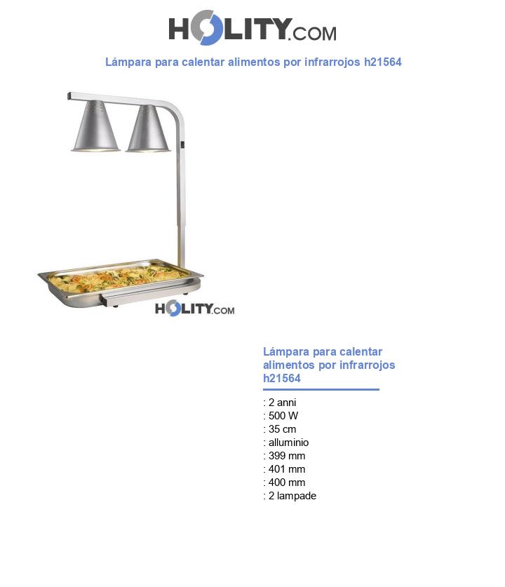 Lámpara para calentar alimentos por infrarrojos h21564