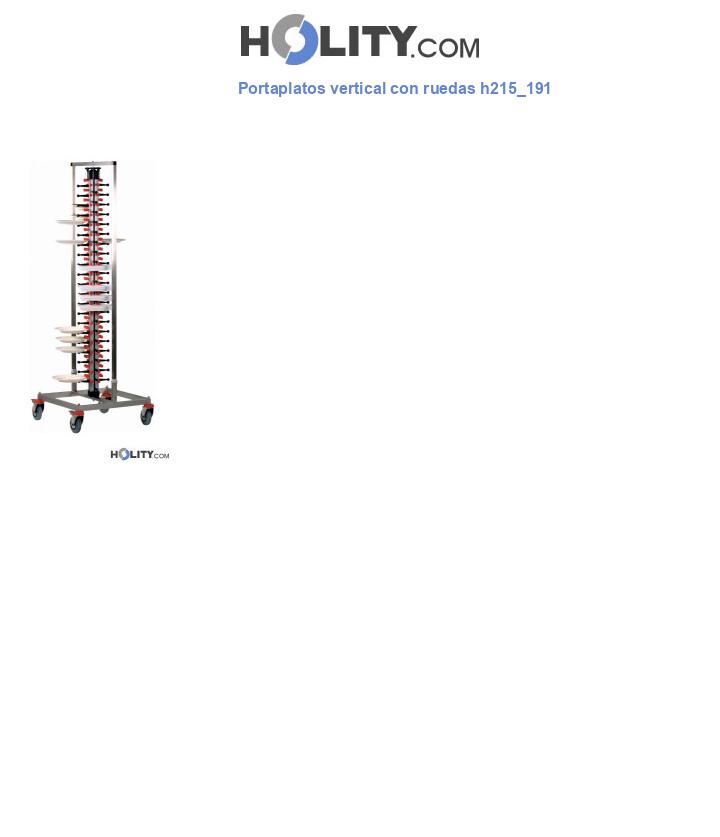 Portaplatos vertical con ruedas h215_191