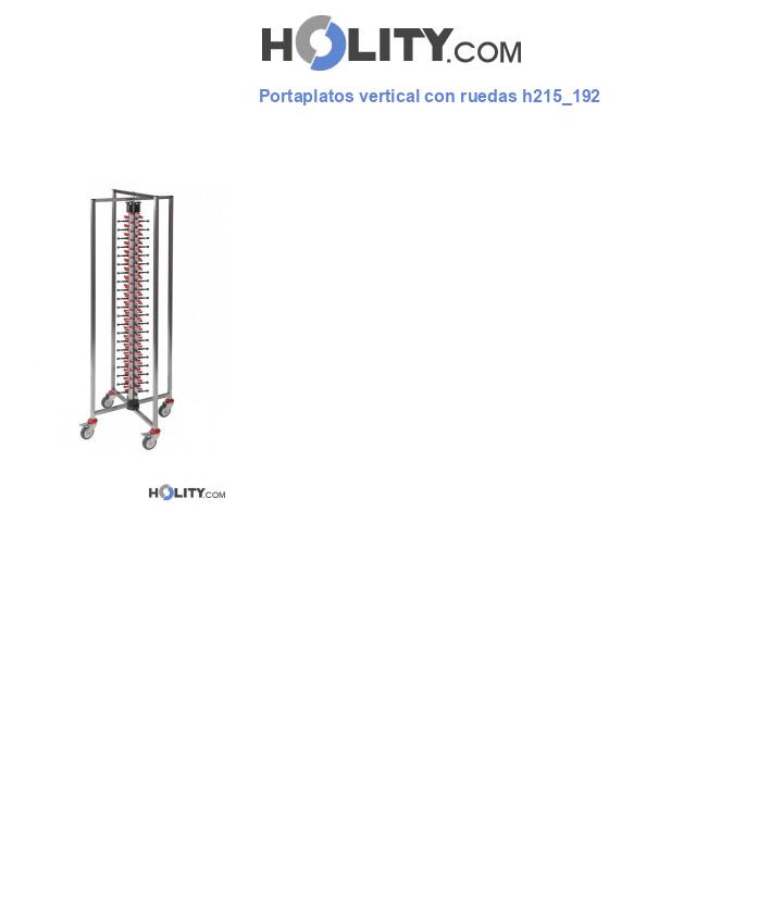 Portaplatos vertical con ruedas h215_192