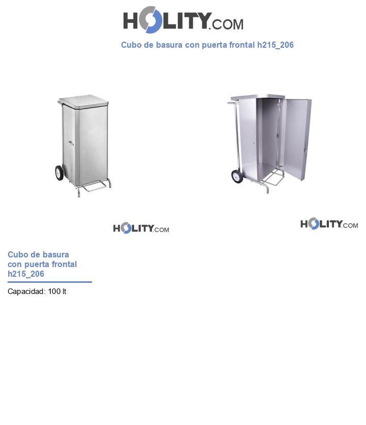 Cubo de basura con puerta frontal h215_206