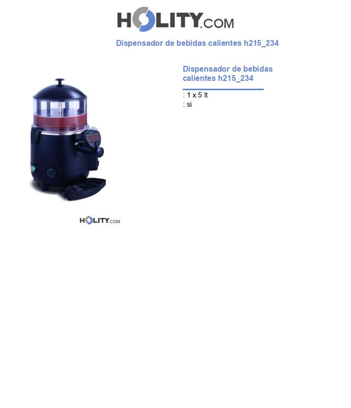 Dispensador de bebidas calientes h215_234