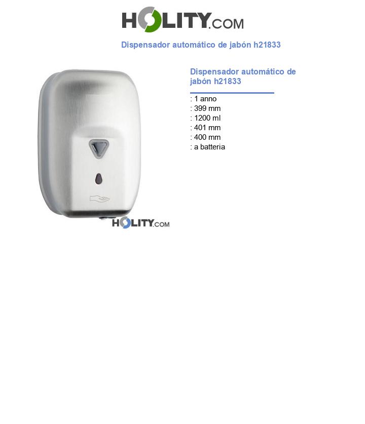 Dispensador automático de jabón h21833